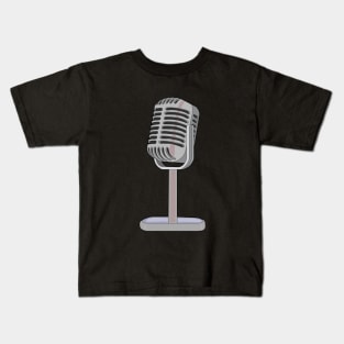 Hand Drawn Microphone Kids T-Shirt